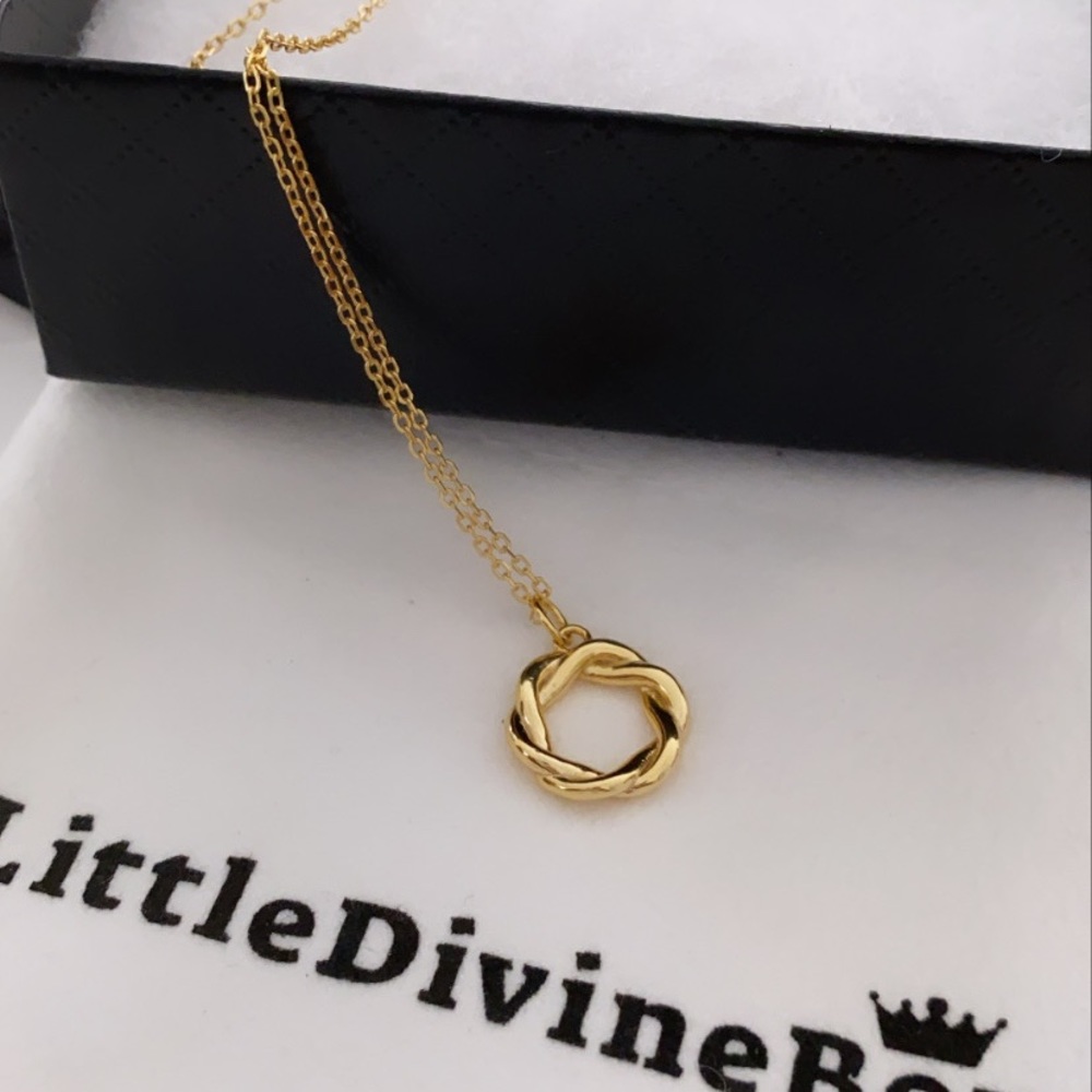 Wreath of love 925 silver gold plated
